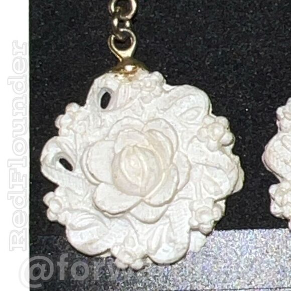 Intricately Carved Earrings | Delicate and Beautiful - Picture 3 of 8